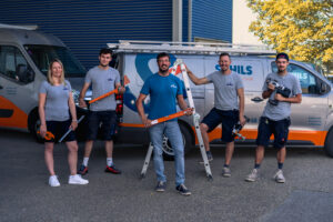 Andreas Schils und sein Team der Installationstechnik Schils in Güssing